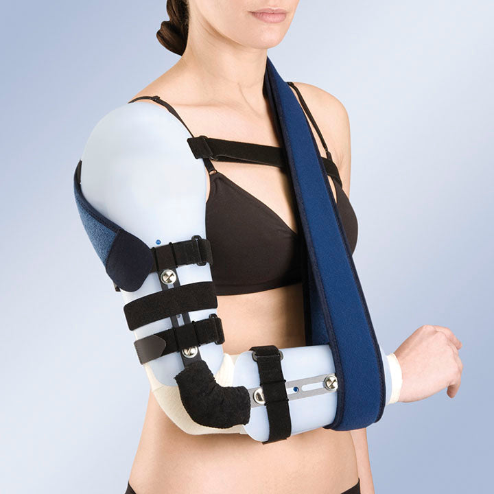 Orthèse articulée de coude thermoformable