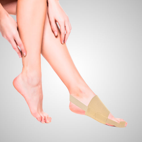 Bandage élastique métatarsien avec 3 corrections d'orteil
