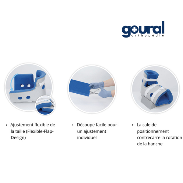 Botte Heelift Glide Body Armor Botte de décharge du talon pour escarres