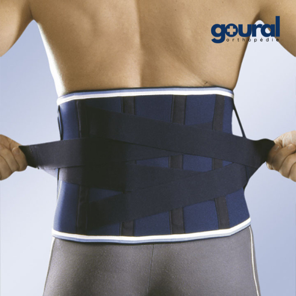 Reinforced neoprene lumbar belt