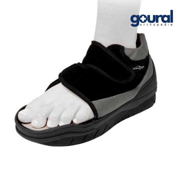 Chaussure thérapeutique avec ouverture de l'avant-pied Podalux