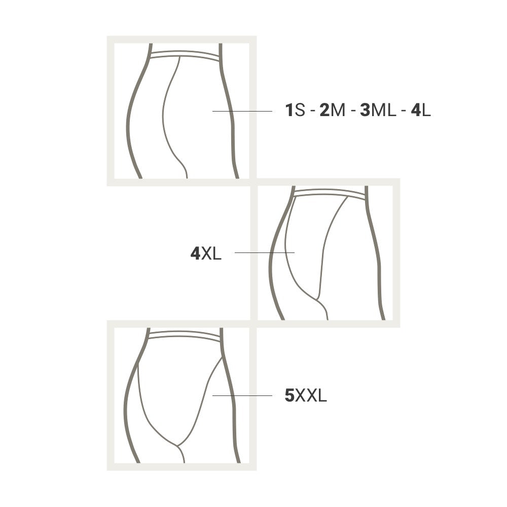 Collant 70 den à compression graduée 12/15 mmHg Wonderful Hips sheer