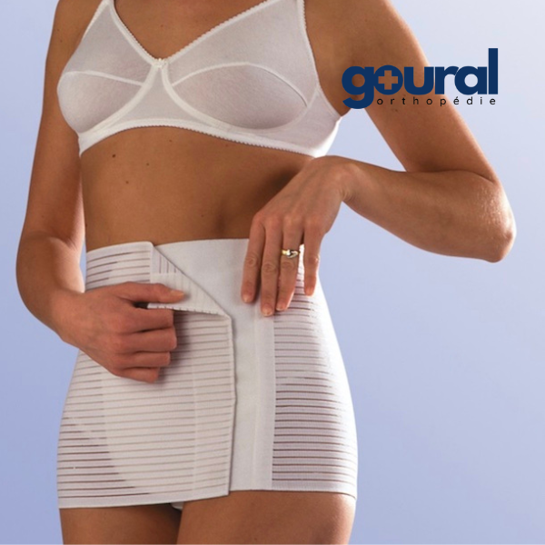 Multisan breathable abdominal support belt