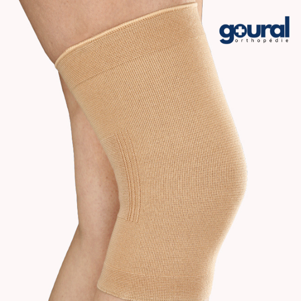 Compression knee brace with cotton