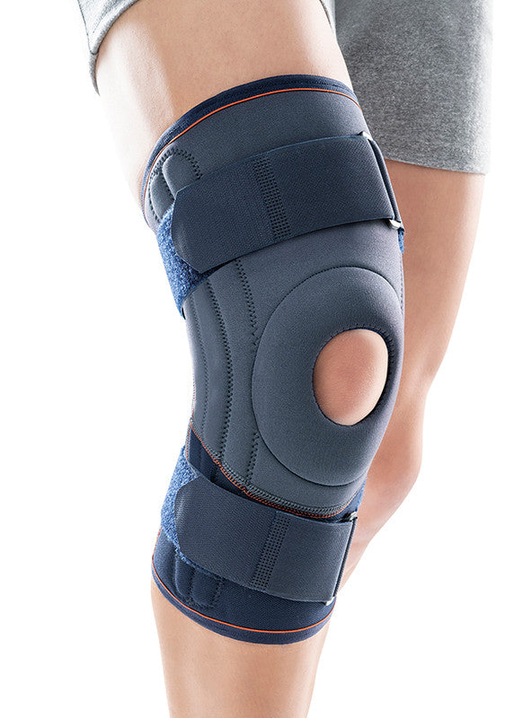 Ligament and patella knee brace with straps