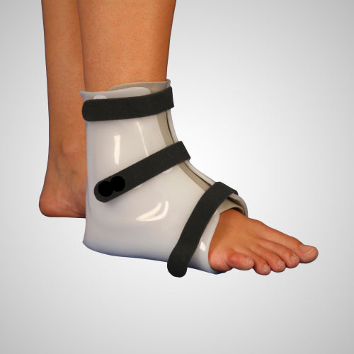 Orthèse fixe d'immobilisation cheville-pied poly-éthylène