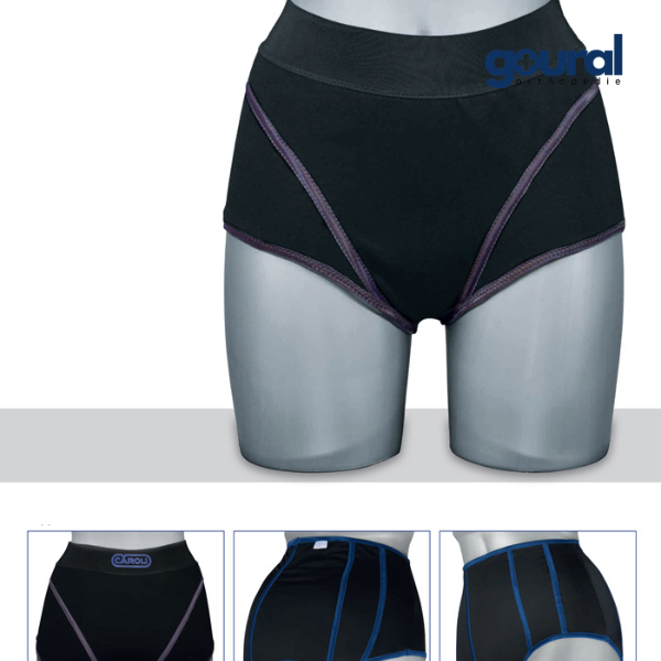 Women's custom-made abdominal support boxer briefs