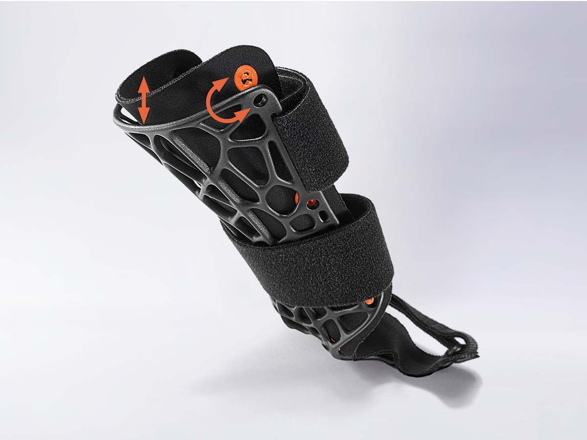 Organic palmar wrist orthosis for immobilization or rest