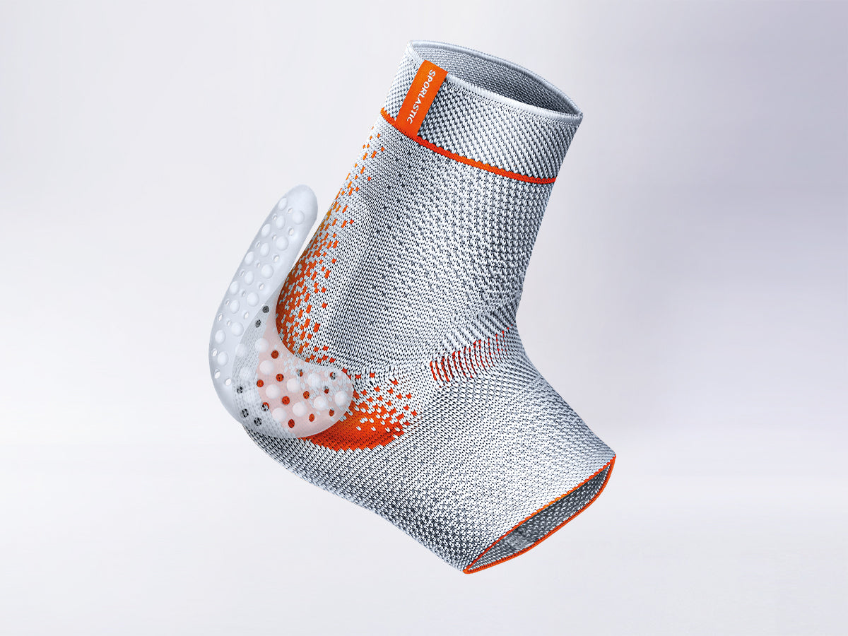AIRMATRIX Malleo-Hit Supreme ankle support with silicone insert and massage nubs