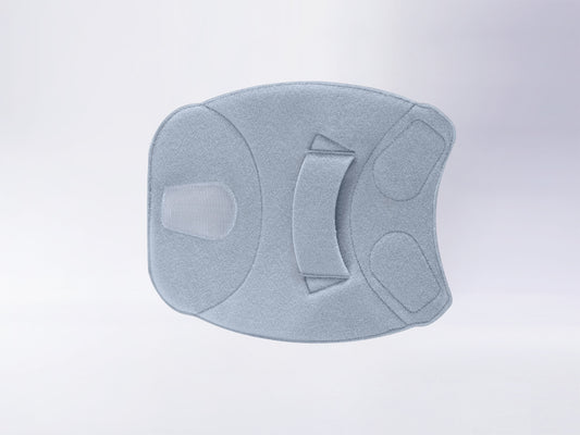 Extension/rallonge plastronnée avec passage de doigts pour ceinture lombaire