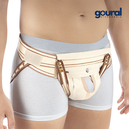 Bandage herniaire scrotal (POCHE UNIQUEMENT)