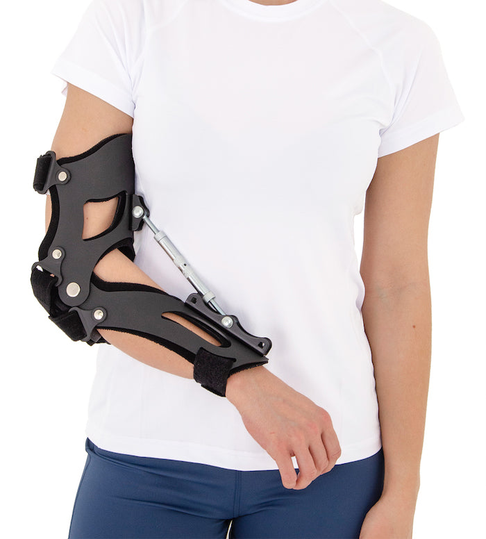 Attelle de coude articulée de contrôle de la flexion et de l'extension ElbowSpastic