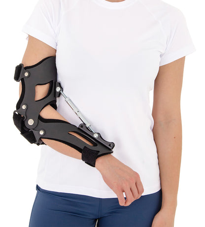 Attelle de coude articulée de contrôle de la flexion et de l'extension ElbowSpastic