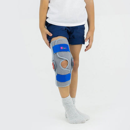 Genouillère-attelle de genou ligamentaire pédiatrique réglable 15° AllOpen