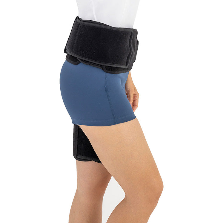 Attelle de hanche avec stabilisateur articulée réglable