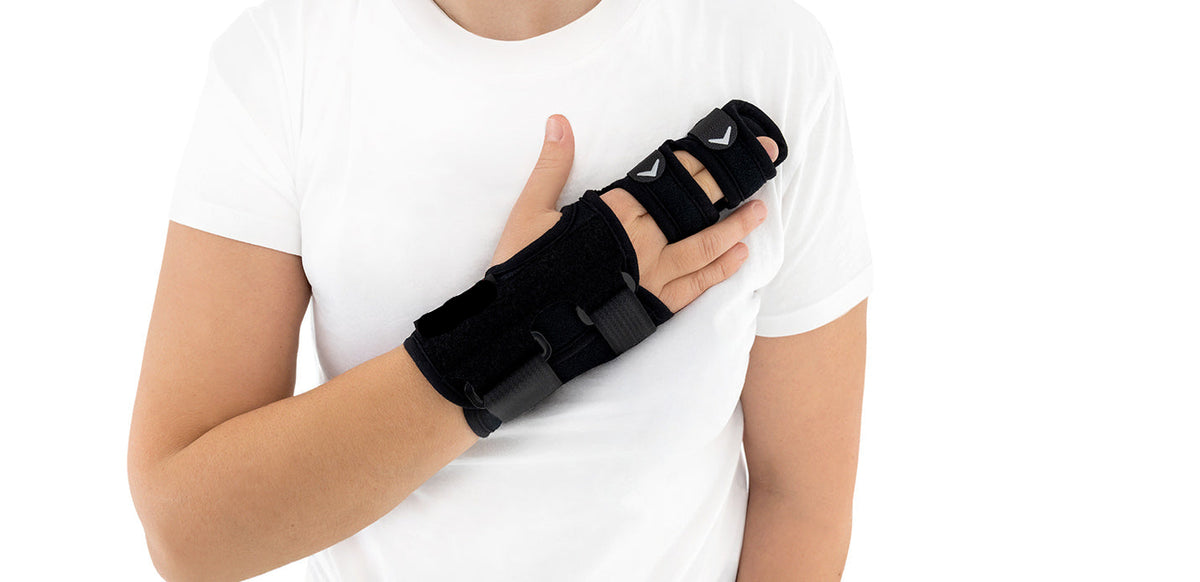 Orthèse d'immobilisation palmaire poignet main 2 à 3 doigts