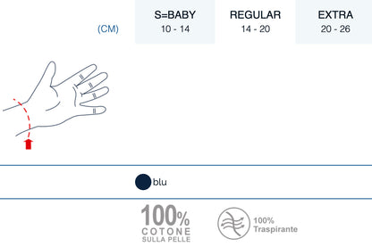 Wrist and thumb immobilization orthosis - 100% cotton on the skin 