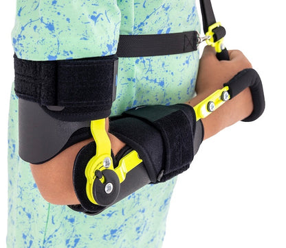 Attelle articulée d'immobilisation du coude réglable ROM pédiatrique