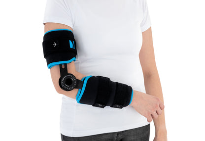 Attelle ROM d'immobilisation et contrôle en flexion-extension du coude