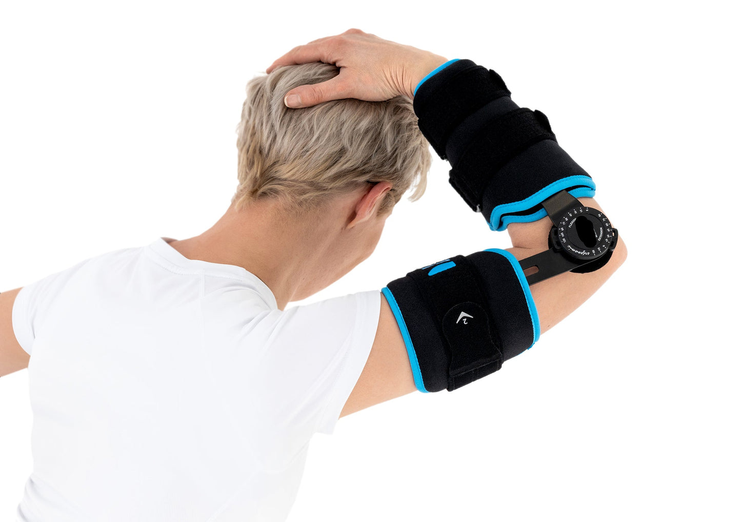 Attelle ROM d'immobilisation et contrôle en flexion-extension du coude