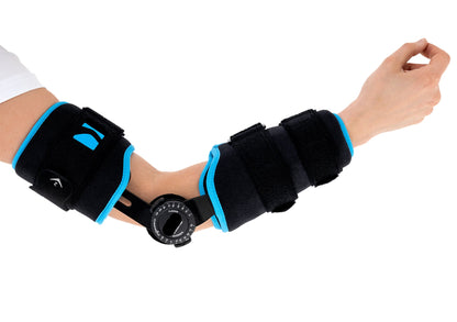 Attelle ROM d'immobilisation et contrôle en flexion-extension du coude