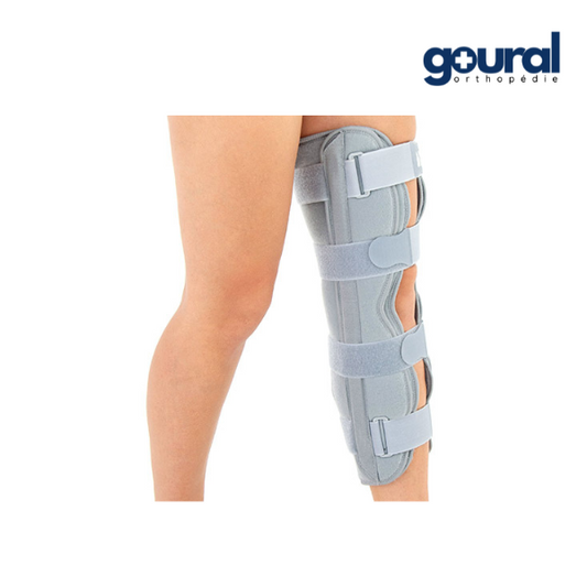 Attelle d'immobilisation de genou 3 panneaux