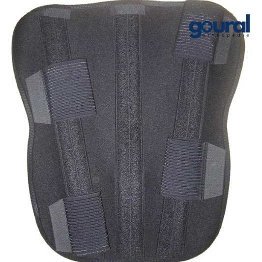 Attelle d'immobilisation de genou goural (anti-glisse)
