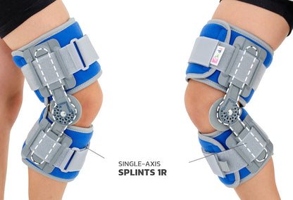 Attelle de genou articulée ROM ligamentaire pédiatrique réglable