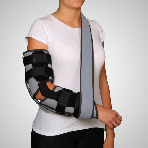 Attelle d'immobilisation du coude en flexion à 30°