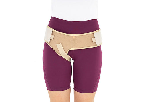 Bandage-ceinture réglable pour hernie inguinale ErniaStrap open I Mixte