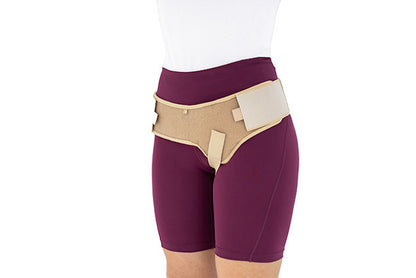 Adjustable inguinal hernia belt bandage ErniaStrap open I Unisex 