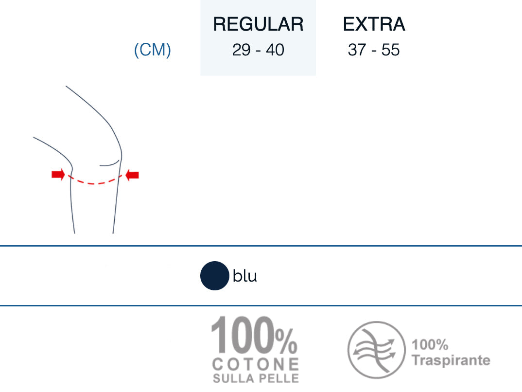 Bandage patellaire pour maladie d'Osgood-Schlatter coton