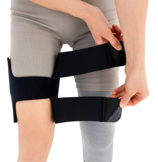 Cuissard compressif multi-bande pour claquage musculaire