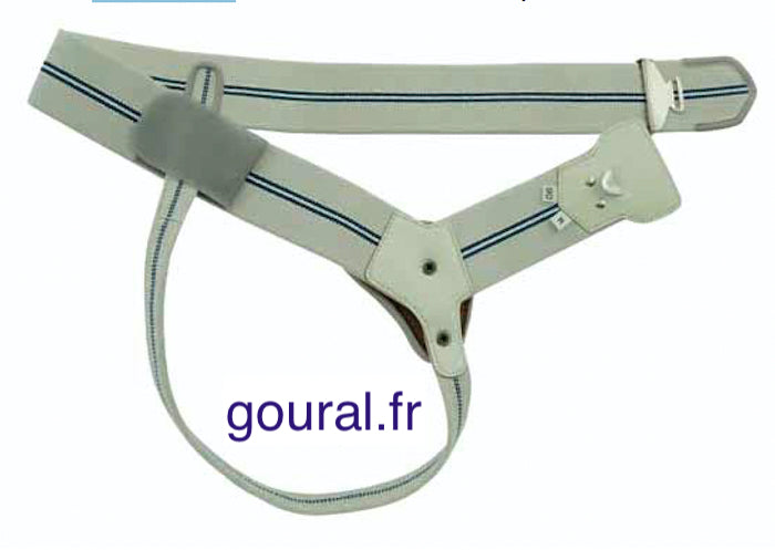 Bandage herniaire plongeant sans ressort avec sous-cuisse Protect