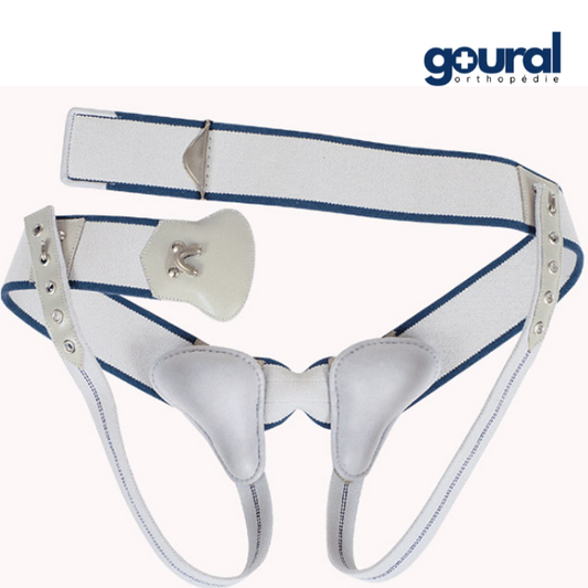 Bandage herniaire pour hernie inguinale bilatérale AnatoFlex Duo