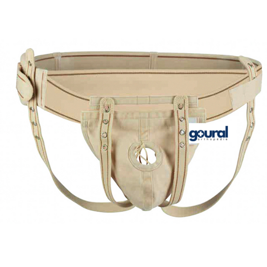 Bandage herniaire pour réduction de hernies inguinales et scrotales