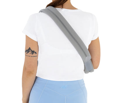 Bandage de maintien de l'épaule et coude compatible avec plâtre