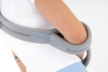 Bandage de maintien de l'épaule et coude compatible avec plâtre