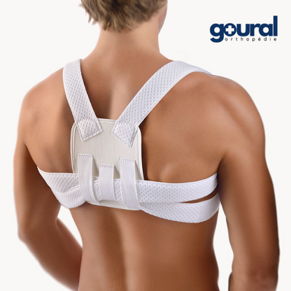 Blocage claviculaire ClaviLock mise en place sans aide adulte ou enfant