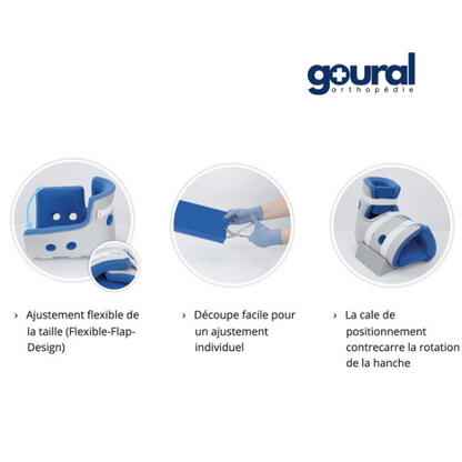 Botte Heelift Glide Body Armor Botte de décharge du talon pour escarres