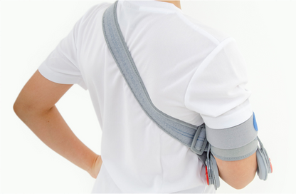 Articulated elbow brace without hand with pediatric arm support