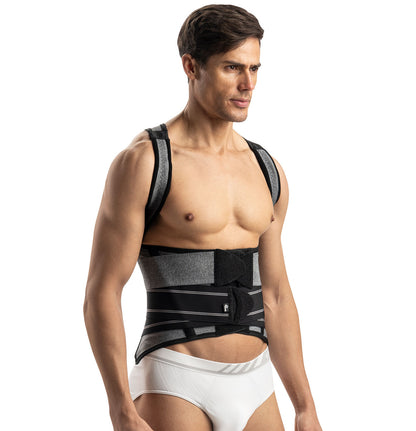 Ceinture-Corset dorso-lombaire avec rappel de posture anti-cyphose Wellness dorso