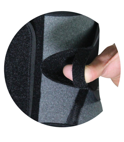 "Stays in place" lumbar support belt