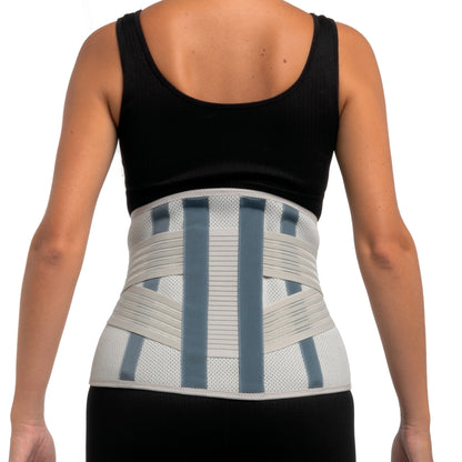Ceinture de maintien lombaire double tenseur coupe femme