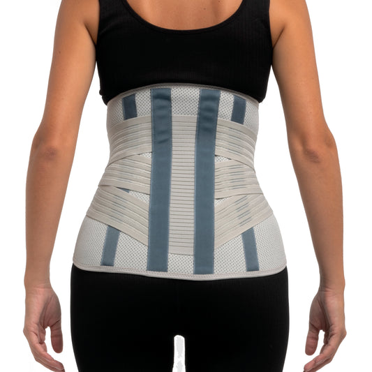 Ceinture de maintien lombaire triple tenseur coupe femme