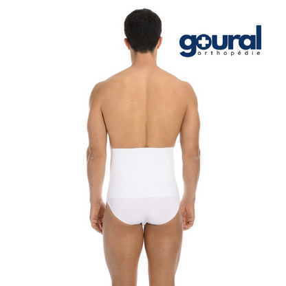 Ceinture de maintien abdominale pour stomie Pannello coton élastique avec plastron amovible