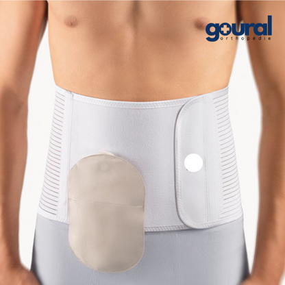 Ceinture de maintien abdominal à découper pour stomisé Stomabelt closed