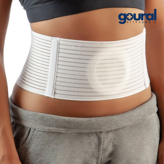 Ceinture de maintien abdominal et réduction de hernie ombilicale Ombiliflex éco