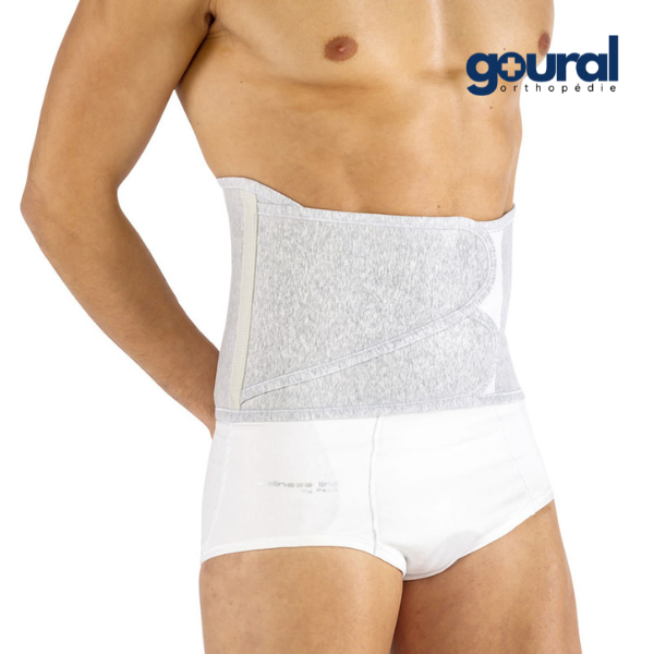 Ceinture de soutien lombaire coton (baleines souples)