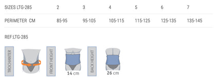 Ceinture de soutien lombaire sans couture Elite (26 cm)